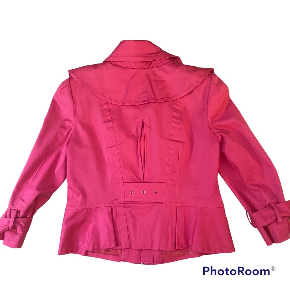 Pink Jacket Size Small Cropped Zip - Picture 2 of 13